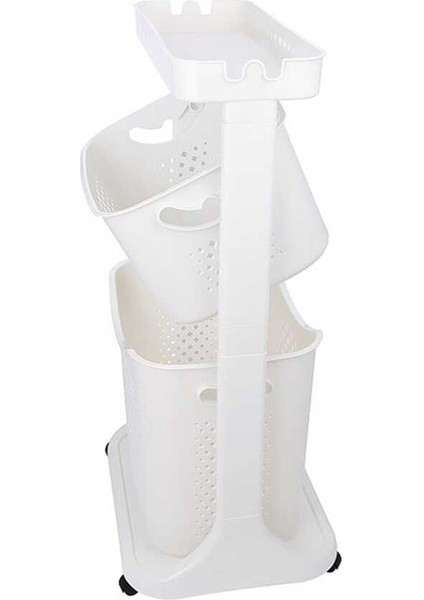 TP-748 Kat Kat Çok Amaçlı Organizer Sepet Beyaz modelleri