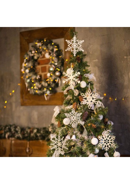 F Fityle Kar Tanesi Kolye Etiketler El Sanatları Noel Ağacı Parti Noel Ev Için Asılı Retro Retro Renk (Yurt Dışından) modelleri