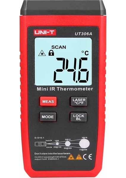 Unit Ut 306A Mini Kızılötesi Infrared Termometre