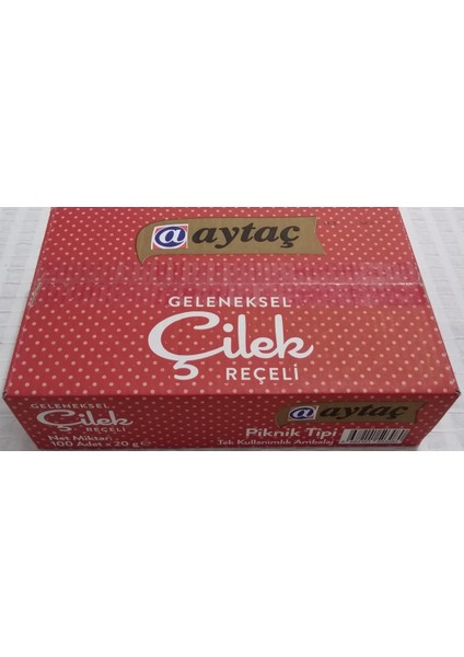 Piknik Tipi Geleneksel Çilek Reçeli 20 gr X100 fiyatları