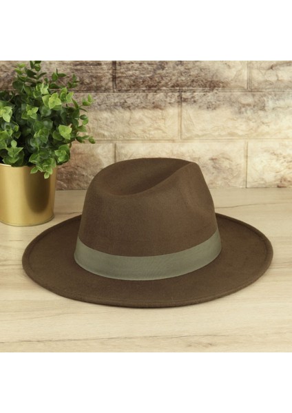 Kışlık Haki Panama Fötr Erkek Şapka modelleri