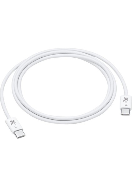 Type-c Girişli USB Data ve Hızlı Şarj Kablosu 1mt Beyaz IX-UC012