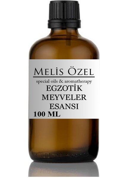 Konsantre Egzotik Meyveler-Mum-Oda Kokusu-Kokulu Taş-Sabun-Dezenfektan ve Genel Kullanım Esansı 100 ml