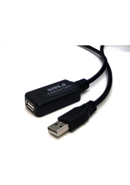 USB 2.0 Uzatma Kablosu, USB A Erkek - A Dişi 10 mt