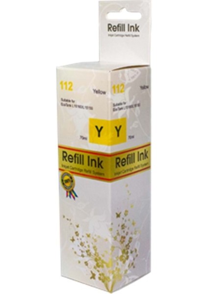 Pf T112  Sarı Şişeli Mürekkep (70 ml )