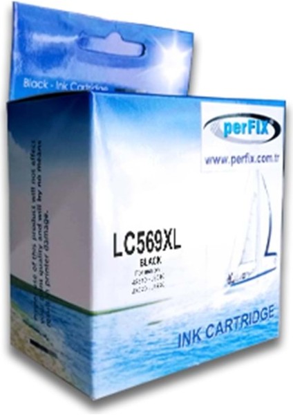 Pf LC569XL Siyah Kartuş Chipli 58ML