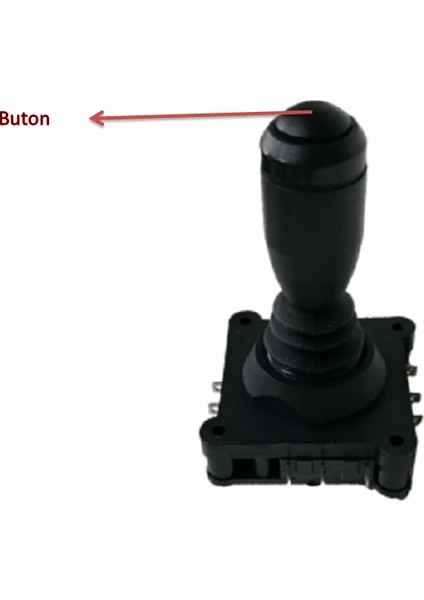 Ikon Teknik Tek Eksen Butonlu, 3 Switch Stick Profesyonel 76.5mm Joystick