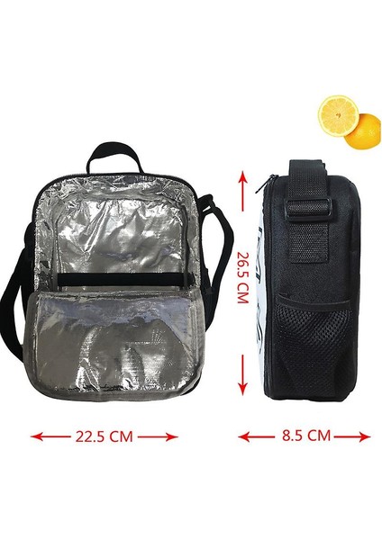 Squid Oyunu Çocuk Polyester Öğle Yemeği Çantası Yaratıcı Bento Çantası