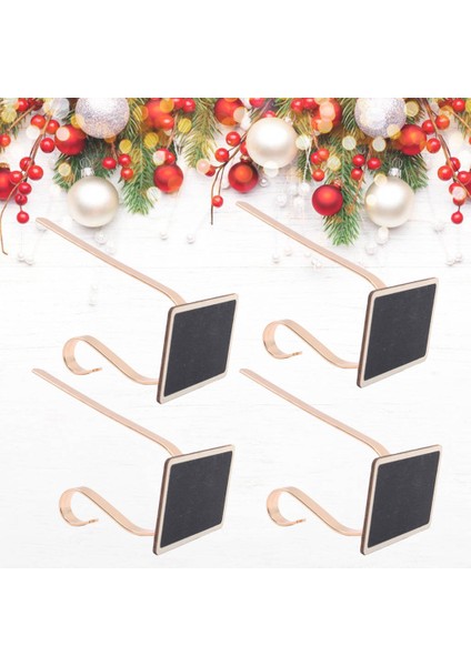 4 Adet Noel Çorap Tutucu (Yurt Dışından)