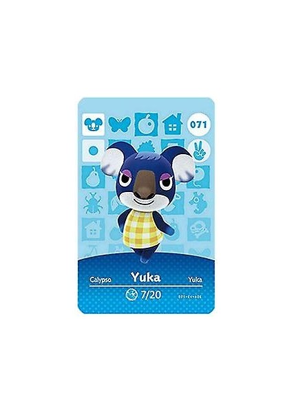 Nintendo Anahtarı ile Uyumlu Hayvan Geçişi Için Nfc Oyun Kartı Amiibo / Switch Lite / Wii U