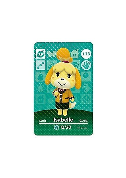 Nintendo Anahtarı ile Uyumlu Hayvan Geçişi Için Nfc Oyun Kartı Amiibo / Switch Lite / Wii U(Yurt Dışından)