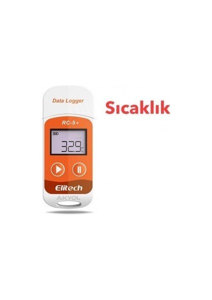 Rc-5+ Sıcaklık Kayıt Cihazı Datalogger