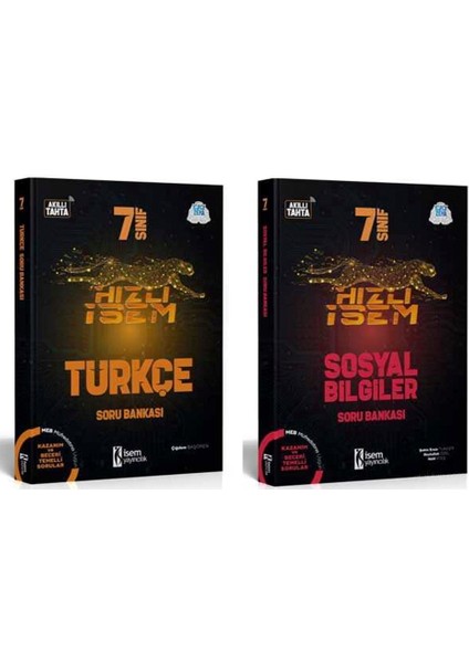 7. Sınıf Türkçe Sosyal Bilgiler Hızlı Soru Seti 2022 - 2 Kitap