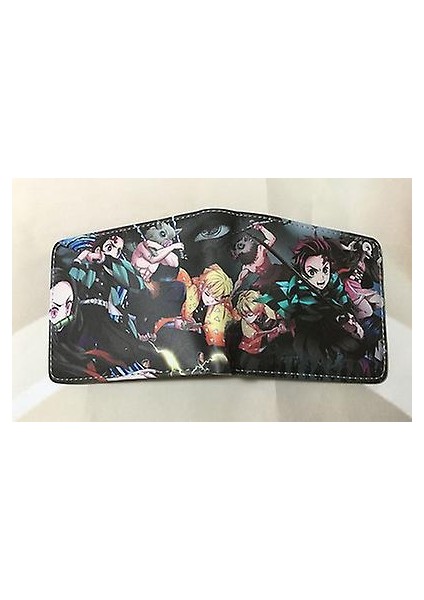 Pu Deri Cüzdan Demon Slayer -Multicolor