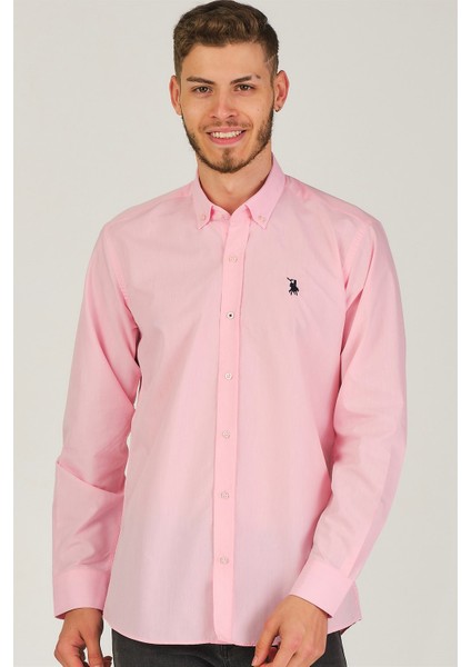 G725 Dewberry Erkek Gömlek-Koyu Pembe modelleri