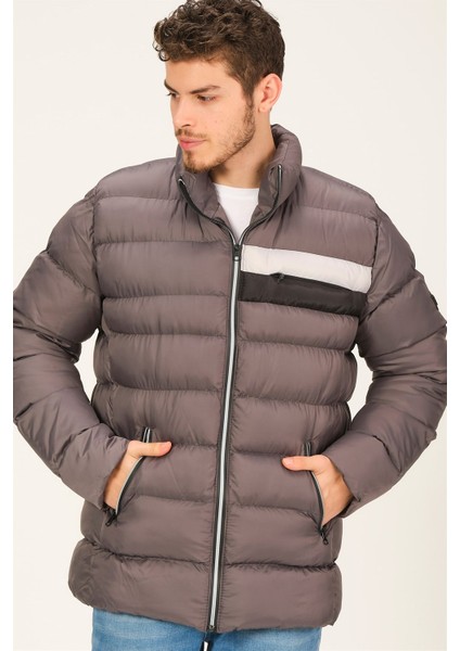 M8650 Dewberry Erkek Puffer Mont-Koyu Antrasit indirimleri