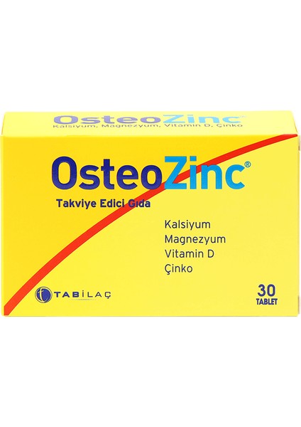 Osteozinc Takviye Edici Gıda 30 Tablet