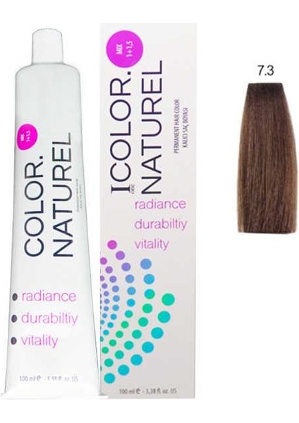 Color Naturel 7.3 Color Naturel 100 ml Boya Altın Kumral