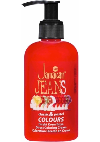 Jamaican Saç Boyası 250 ml Ateş Kızılı
