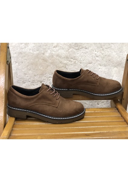 Unisex Ipli Kaymaz Taban Süet Klasik Model Oxfort Ayakkabı fiyatları