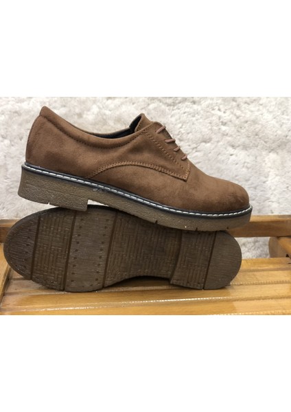 Unisex Ipli Kaymaz Taban Süet Klasik Model Oxfort Ayakkabı modelleri