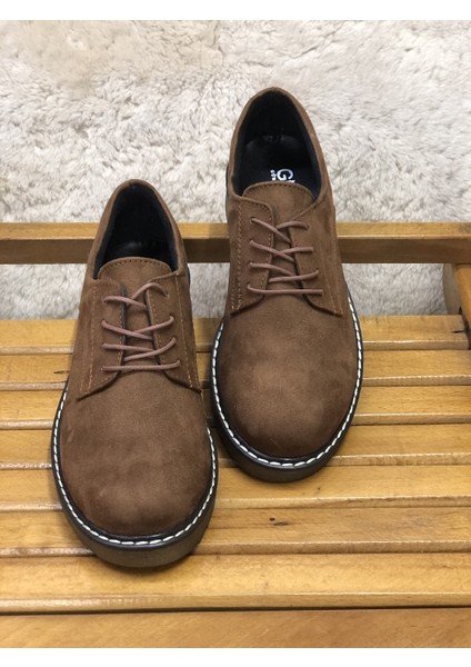 Unisex Ipli Kaymaz Taban Süet Klasik Model Oxfort Ayakkabı fırsatları
