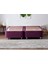 Niron Purple Baza 140X190 cm Çift Kişilik Sandıklı Mor Kumaş Baza Silinebilir Soho Kumaş 2