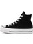 Chuck Taylor All Star Lift Yüksek Taban Kadın Spor Ayakkabı Siyah 560845C V4 5