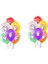 Unicorn Rainbow Baskılı Balon 10'lu 1