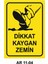 Dikkat Kaygan Zemin Iş Güvenliği Uyarı Levhası 1