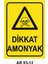Dikkat Amonyak Iş Güvenliği Uyarı Levhası 1