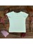 Think SimpleThink Simple Organik Kız Çocuk Kısa Kollu T-Shirt - Su Yeşili 1