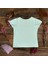 Think SimpleThink Simple Organik Kız Çocuk Kısa Kollu T-Shirt - Su Yeşili 2