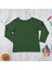 Think SimpleThink Simple Organik Kız Çocuk Uzun Kollu T-Shirt - K.yeşil 1