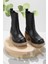 Siyah Vizon Kadın Bot & Bootie K028281903 2
