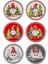 Gnomes Pasta Tabağı 6'lı Set 19 cm 1