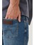 Erkek Arizona Koyu Mavi Straight Fit Normal Bel Düz Paça Esnek Jean Pantolon 5