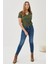 Scarlett High Skinny Fit Denim Esnek Jean Kot Pantolon 2