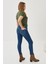 Scarlett High Skinny Fit Denim Esnek Jean Kot Pantolon 5