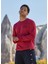 Baskılı Sweatshirt Kırmızı 2