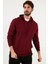 Pamuklu Kapüşonlu Kanguru Cepli Slim Fit Erkek Sweat 5896598 3