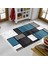 Eko Trend Djt Halı Yıkanabilir Kaymaz Taban S5044 Geometrik Mavi 3