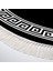 Eko Trend Djt Halı Yıkanabilir Kaymaz Taban 656m Oval Modern Siyah 4