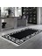 Eko Trend Djt Halı Yıkanabilir Kaymaz Taban F5035 Modern Siyah 3