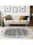 Eko Trend Djt Halı Yıkanabilir Kaymaz Taban 1460 Oval Modern Gri 1