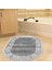 Eko Trend Djt Halı Yıkanabilir Kaymaz Taban 1460 Oval Modern Gri 5