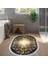 Eko Trend Djt Banyo Paspası Yıkanabilir Kaymaz Taban 759 Oval Patchwork Siyah 1