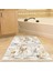 Eko Trend Djt Banyo Paspası Yıkanabilir Kaymaz Taban M12359 Vintage Bej 1