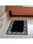 Eko Trend Djt Banyo Paspası Yıkanabilir Kaymaz Taban F5035 Modern Siyah 1