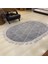 Urban 02 Grey White120*180 cm Oval Halı 3